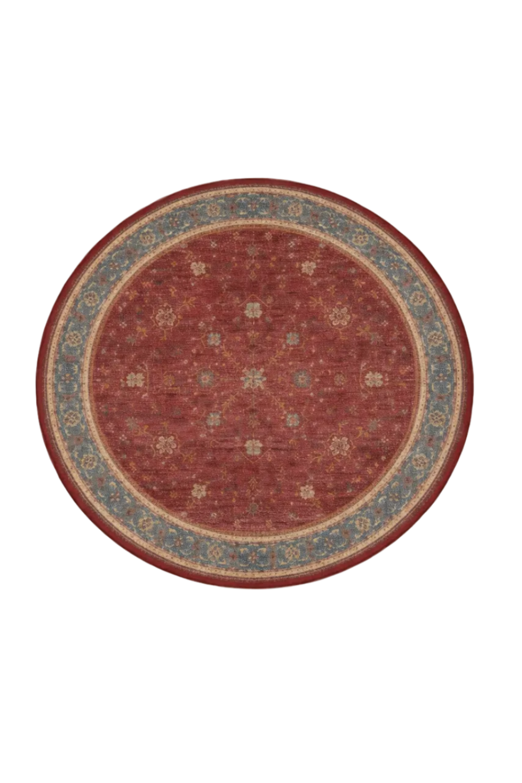 Tapis Berbère rond Sana en laine tissé main