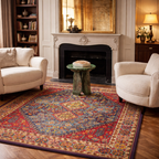 Tapis Berbère Zora en laine multicolore tissé main